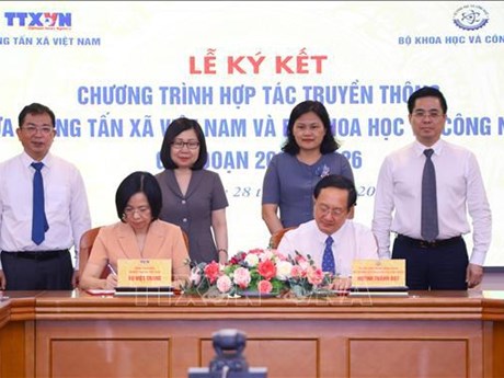 VNA enhances communication cooperation with Ministry of Science and Technology | Sci-Tech | Vietnam+ (VietnamPlus)