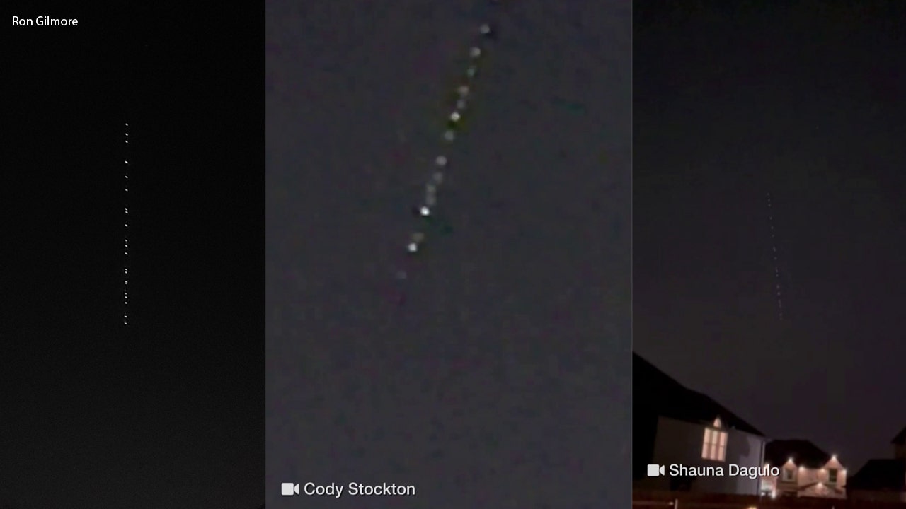 North Texans spotted strange lights in the sky on Thursday night. Here’s what they were.