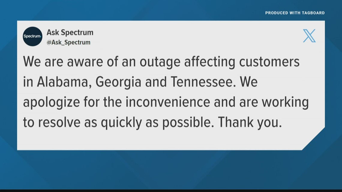 Pulled-down lines in North Carolina cause internet outages to Spectrum customers