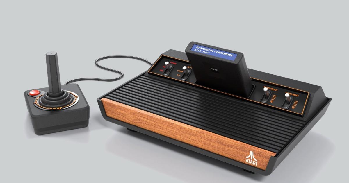 Atari’s 2600+ is a miniature console that plays 2600 and 7800 game carts