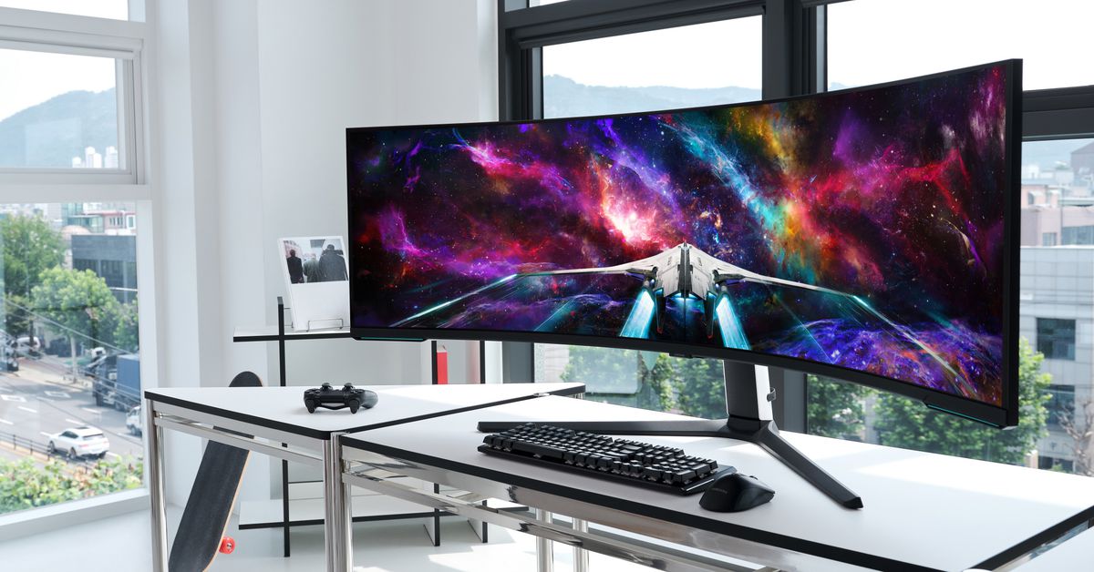 Samsung’s 57-inch ‘Dual UHD’ gaming monitor gets a price and release date