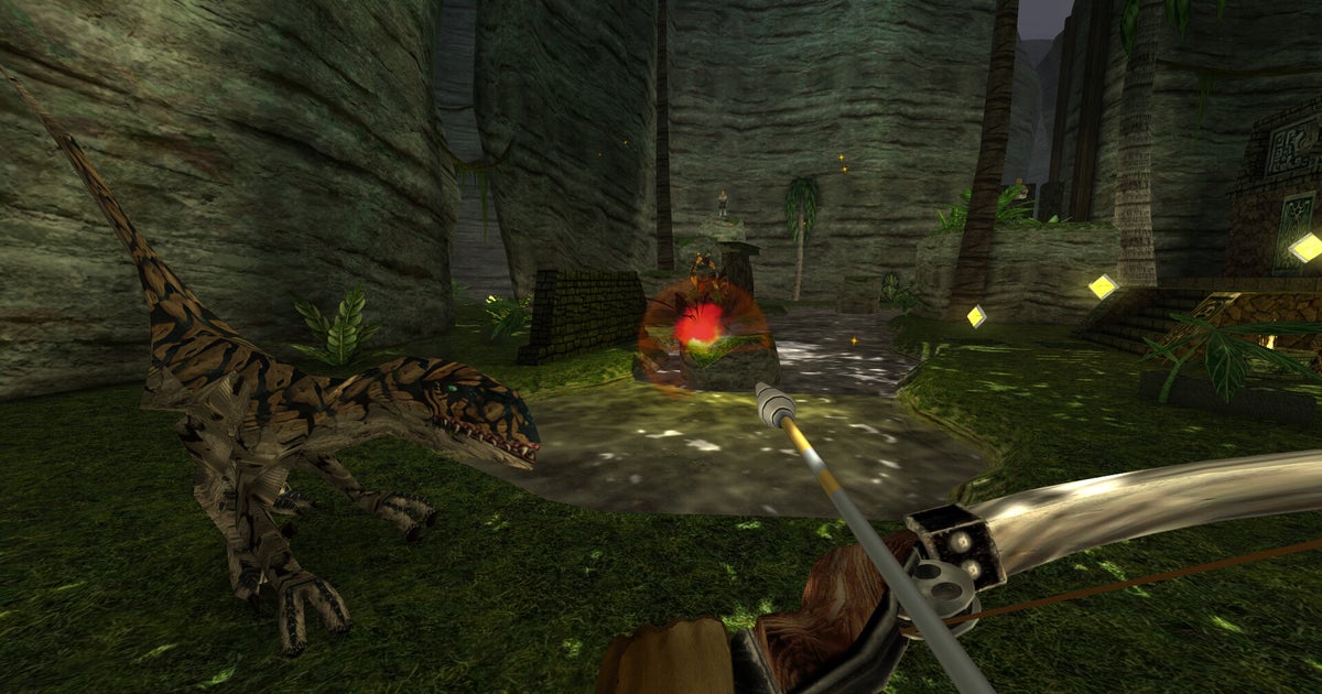 Turok 3 remaster will complete the return of the dinosaur-blasting FPS trilogy later this year