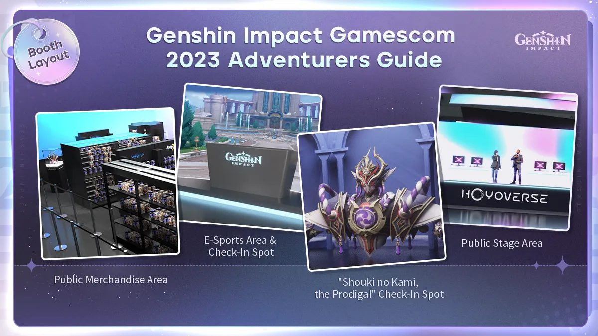 Genshin Impact Gamescom 2023 Booth Features Stormterror, Shouki no Kami
