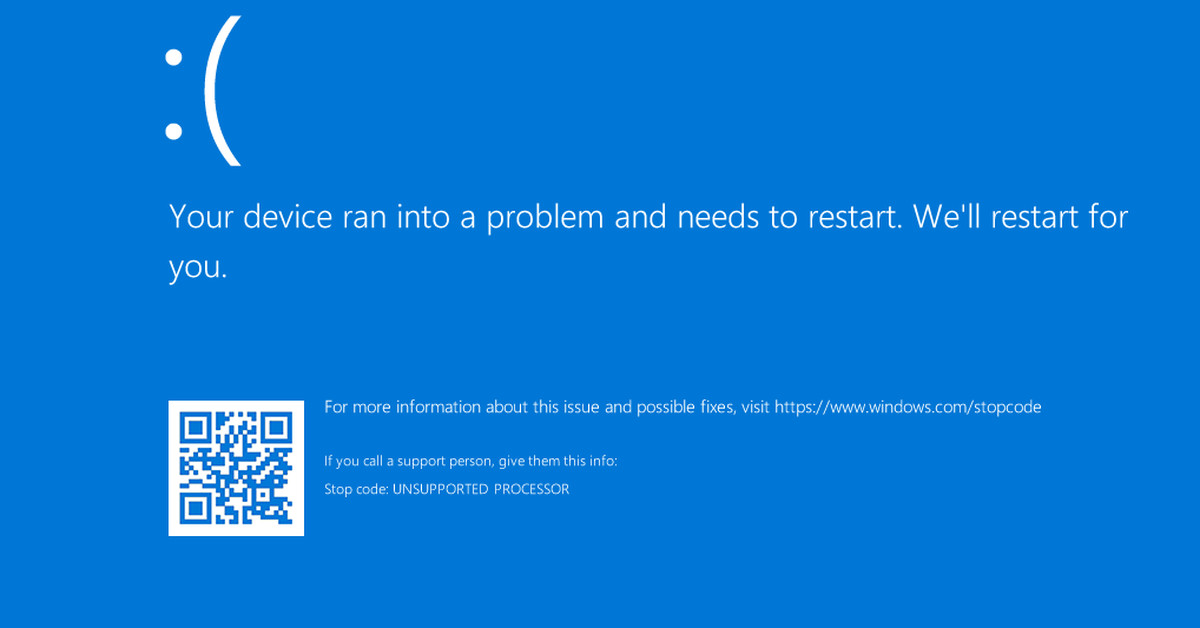 Microsoft investigating Windows 11 BSOD “unsupported processor” update errors