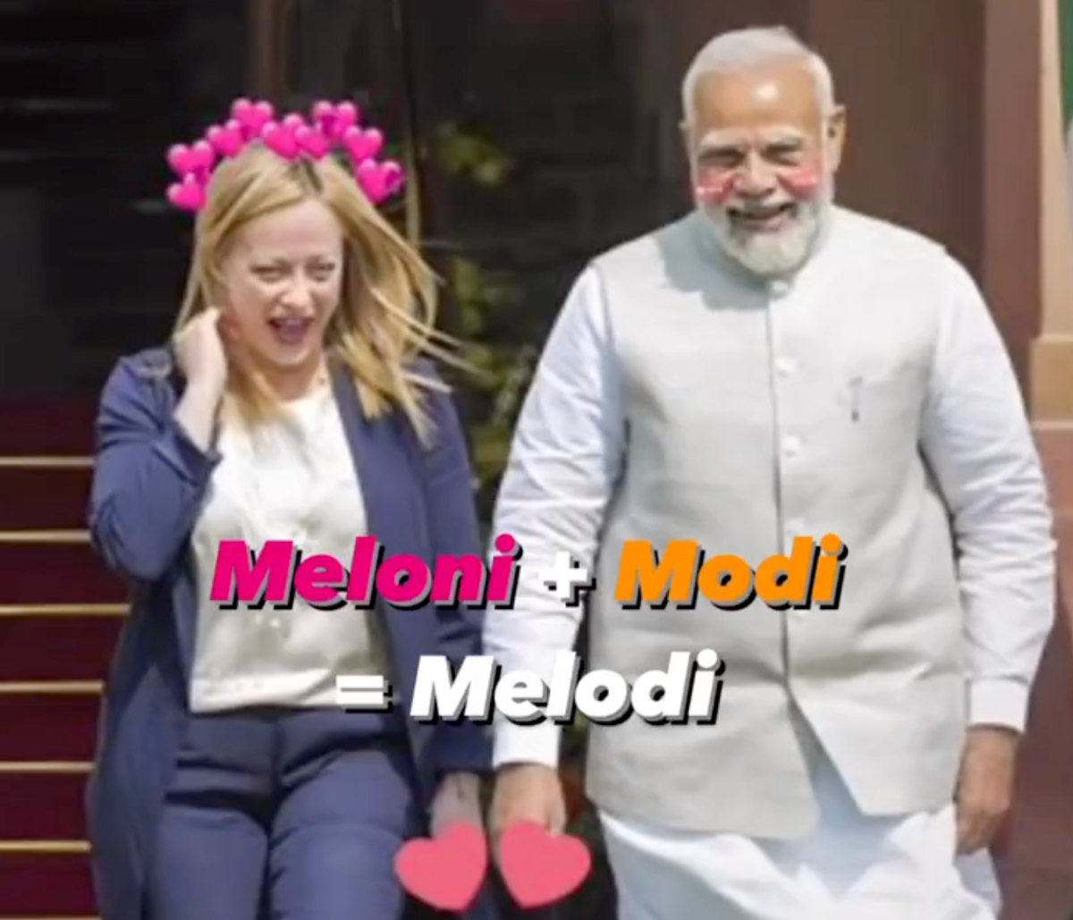 Modi and Meloni are the Indian internet’s favorite new couple