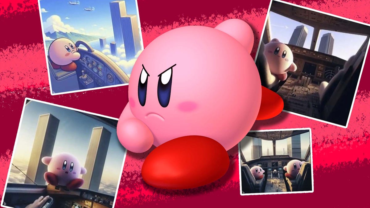 Microsoft Bing AI Generates Images Of Kirby Doing 9/11