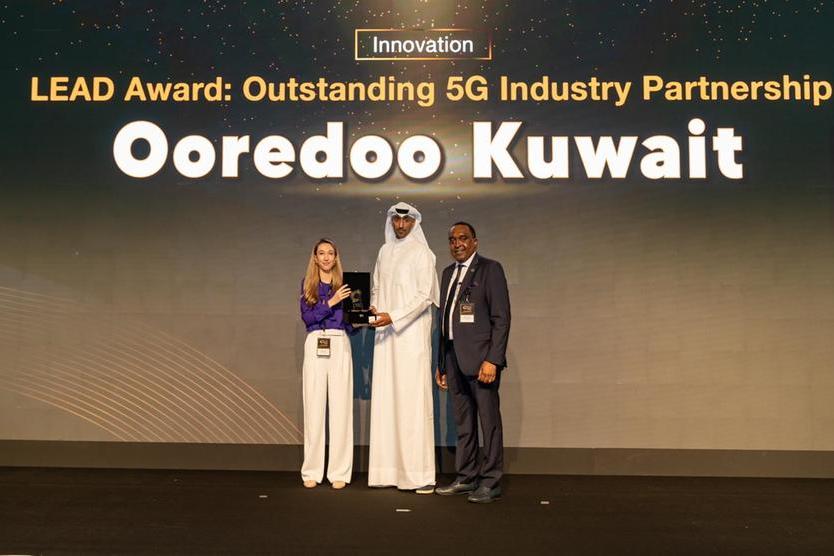 Ooredoo Kuwait honored with ‘Outstanding 5G Industry Partnership’ award
