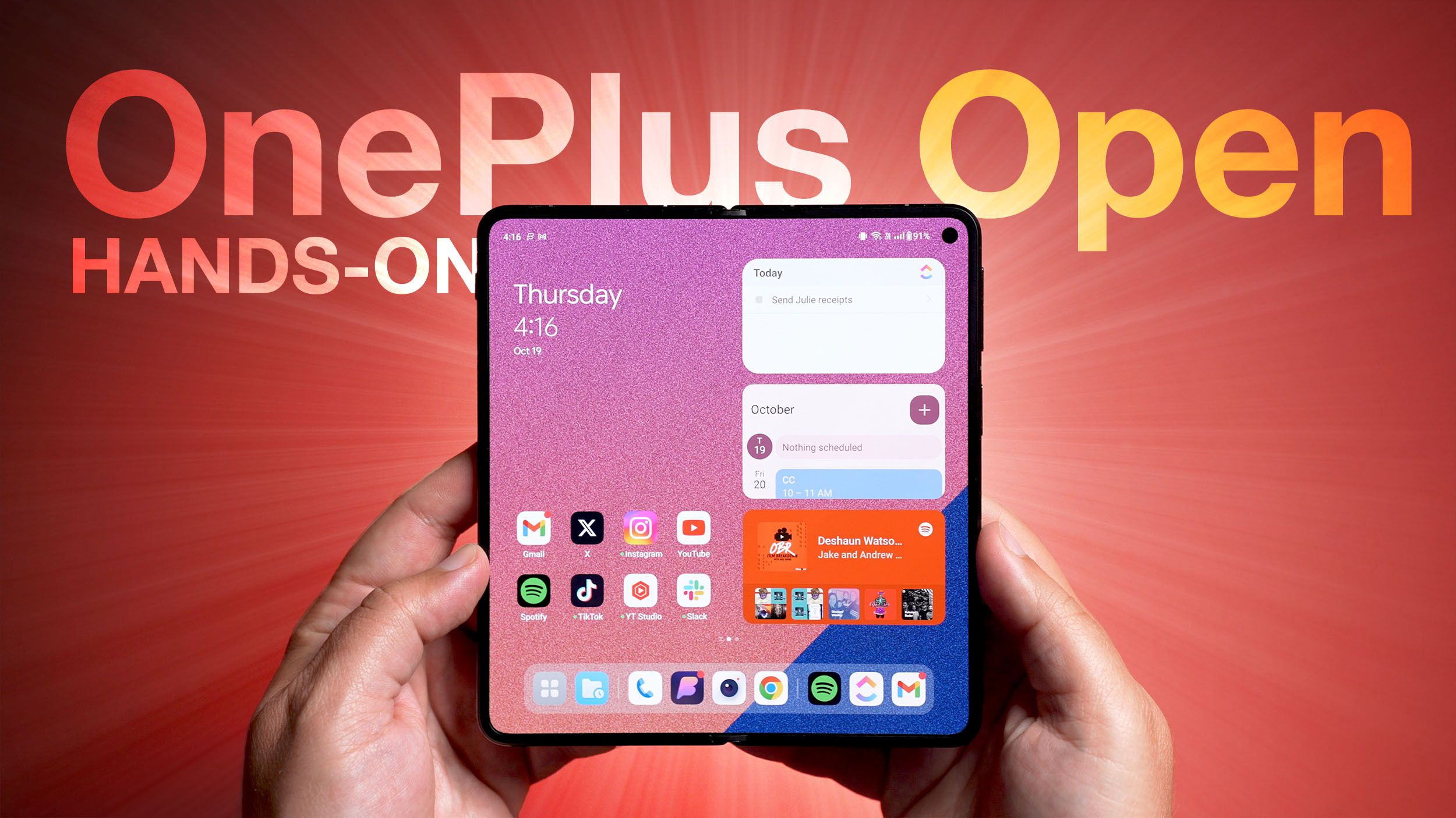 Hands-On With the $1,700 ‘OnePlus Open’ Foldable Smartphone