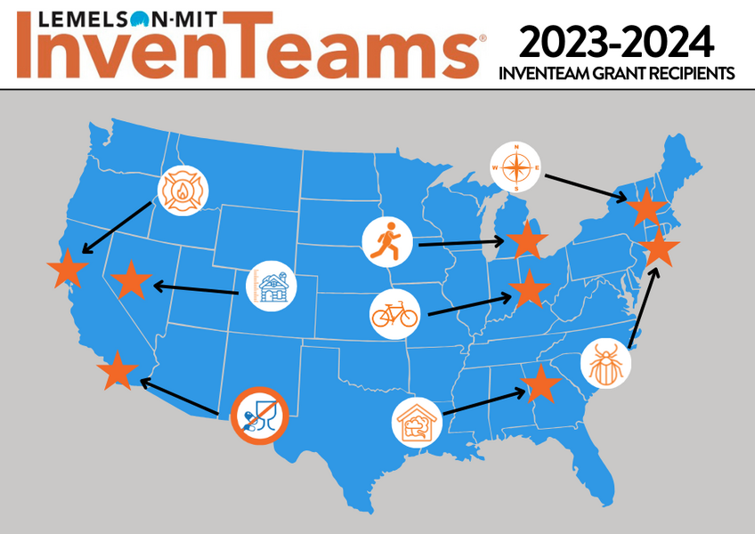 Eight High School Teams Named Lemelson-MIT InvenTeams for 2023-2024
