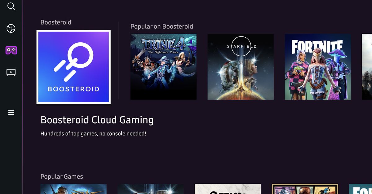 Now Samsung’s 2020 smart TVs have cloud gaming apps too