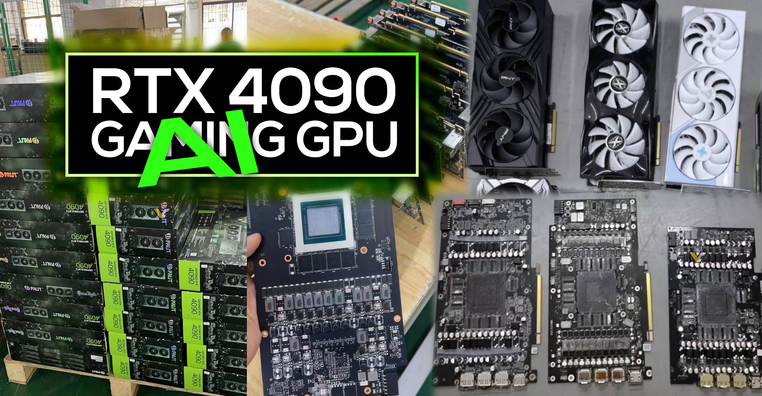 “AI craze” sweeps China: banned NVIDIA RTX 4090 GPUs dismantled en masse by Chinese companies for AI card production – VideoCardz.com