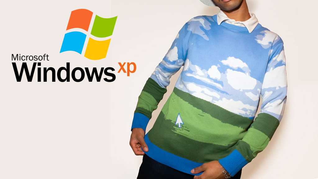 The immortal Windows XP wallpaper is now an ‘ugly’ sweater
