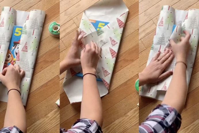 Holiday hack saves people who are terrible at wrapping presents