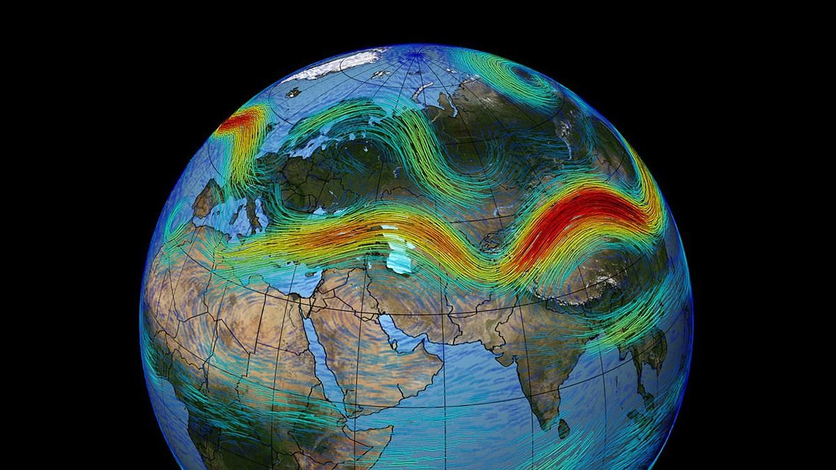 Bad news for nervous fliers! Jet stream is getting FASTER thanks to climate change – and could lead…