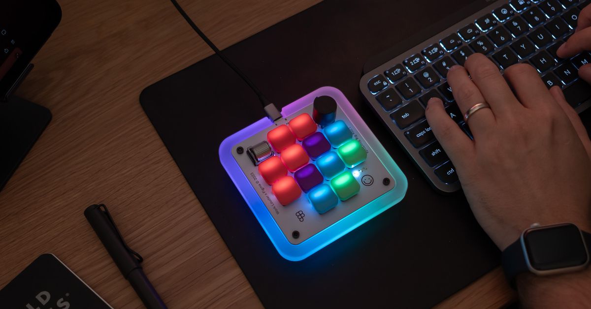 Figma’s colorful macro pad aims to make life easier for designers