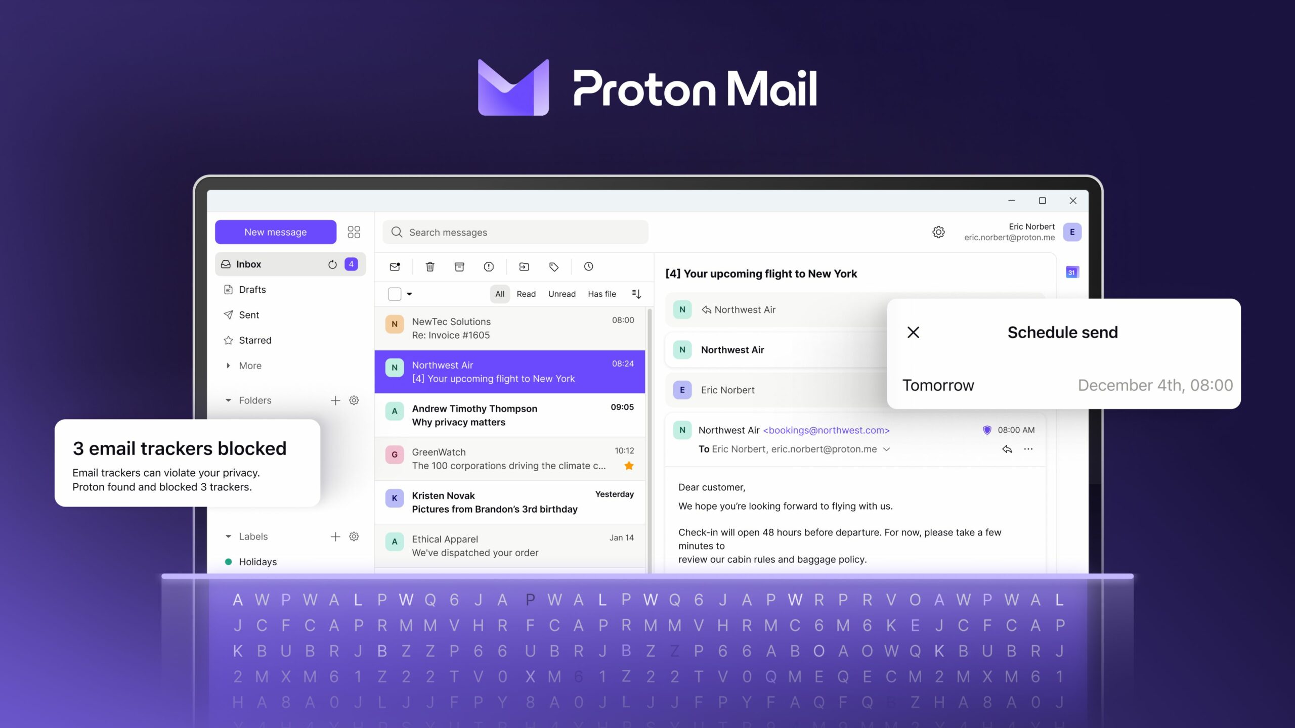 Proton Mail now has one more advantage over Gmail on desktop