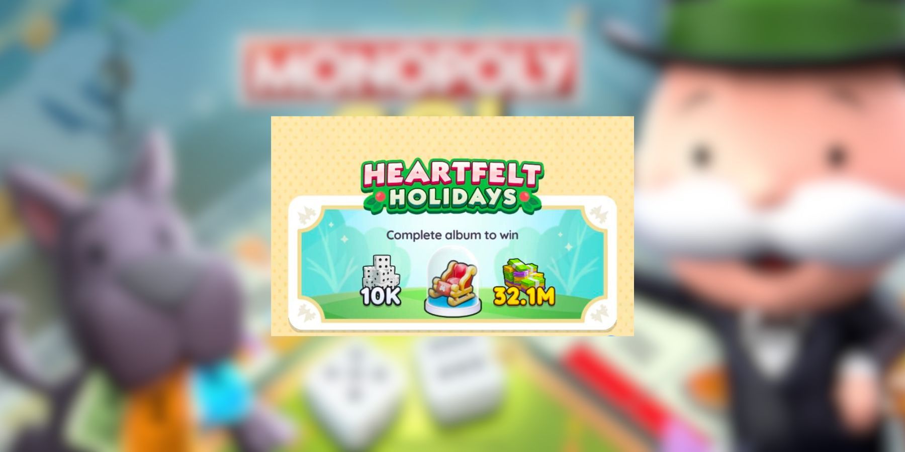 Monopoly Go Heartfelt Holidays Sticker Album: List of All Stickers