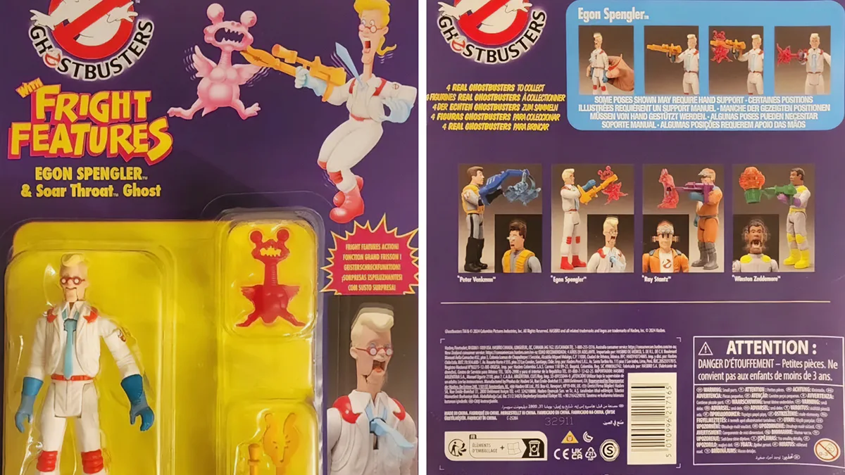 Hasbro’s The Real Ghostbusters Kenner Classics Fright Features begin to arrive on toy shelves