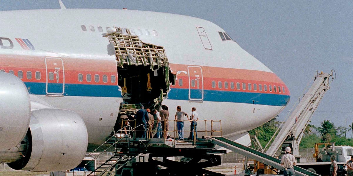 The last time an airplane’s door broke off on a US flight, 9 passengers were sucked out of the plane