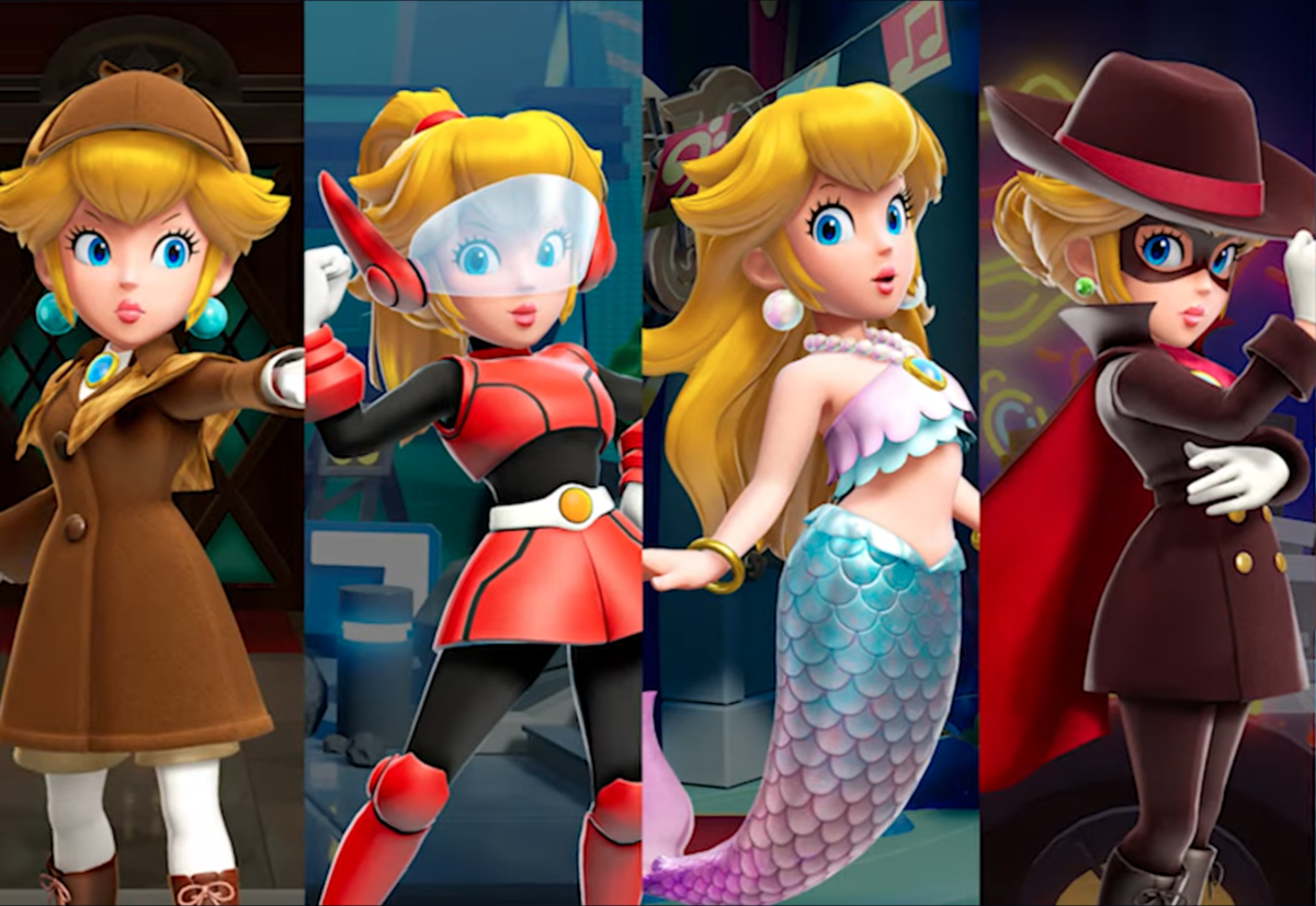 Princess Peach: Showtime’s latest trailer shows off four new transformations