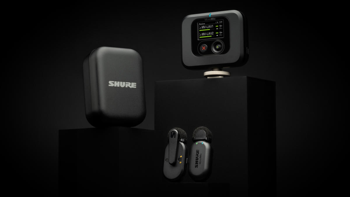 Shure claims its new MoveMic is the “world’s smallest” wireless lavalier microphone