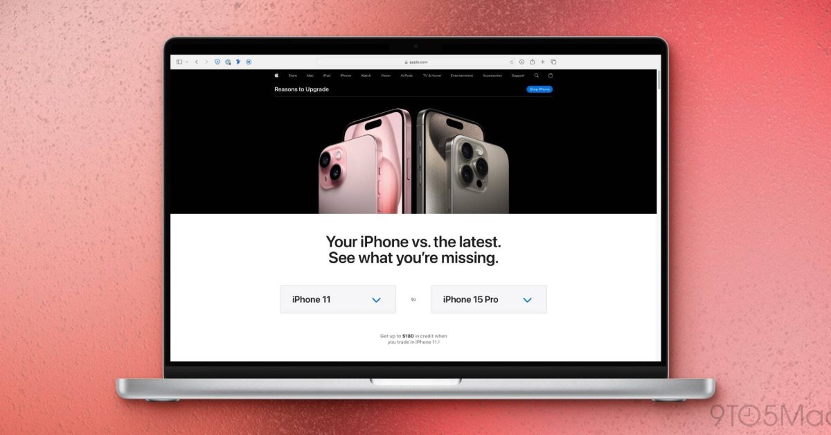 Apple promotes ‘Reasons to Upgrade’ on new iPhone comparison website – 9to5Mac