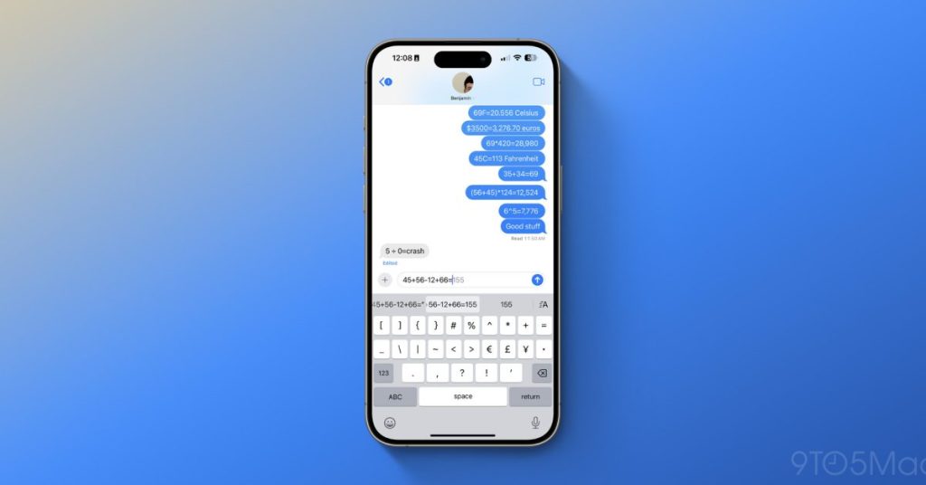 iOS 18 brings math and conversions support to your iPhone’s keyboard