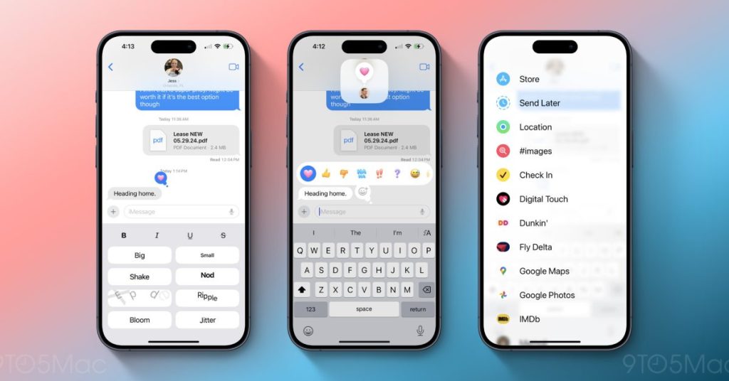 Here’s everything new coming to Messages in iOS 18