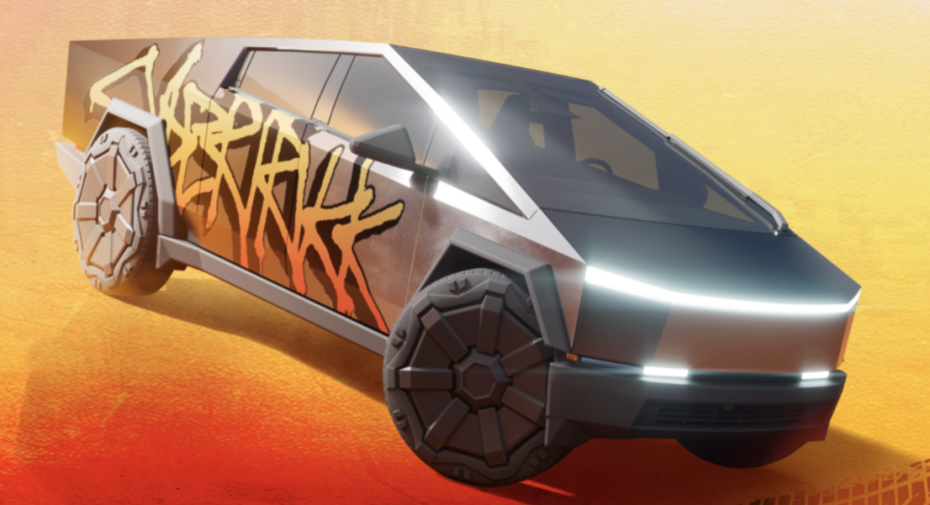 The Cybertruck is coming to Fortnite and Rocket League because we’re being punished