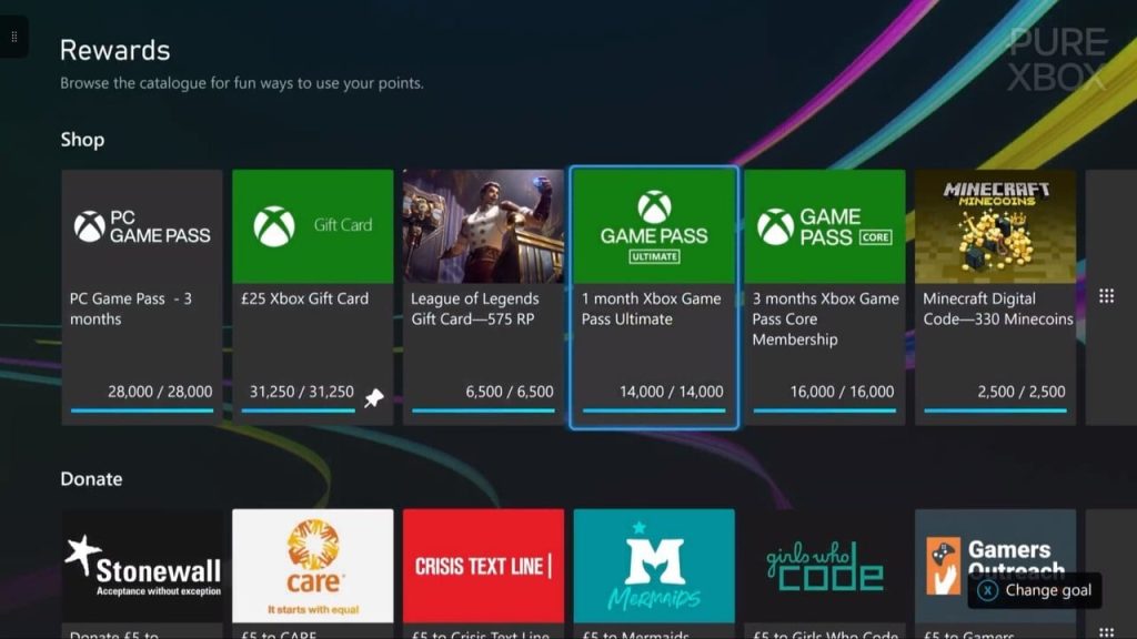 Microsoft Rewards Is Making Big Changes Relating To Xbox Game Pass