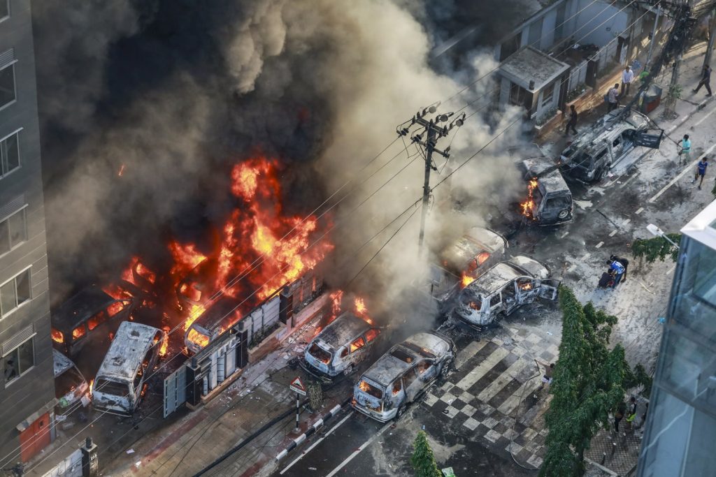 Bangladesh security forces fire bullets and sound grenades as protests over government jobs escalate