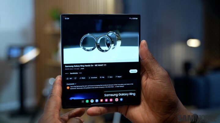 One UI 6.1.1 has ‘narrow view’ to make apps fit on foldable displays