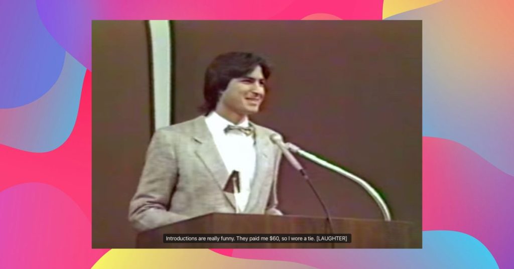 Previously unreleased video of Steve Jobs predicting the future