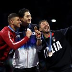 Medalists Share Their Winning Smiles With the Galaxy Z Flip6 Olympic Edition in First-Ever Victory Selfie – Samsung Newsroom U.K.