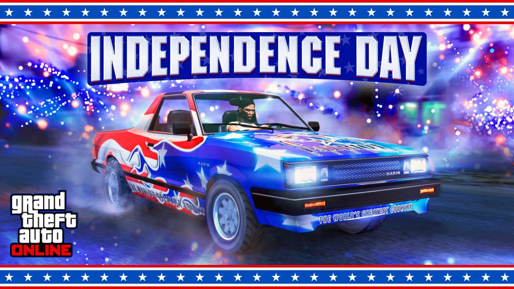 Paint the Town Red, White, and Blue With GTA Online Independence Day Bonuses – Rockstar Games