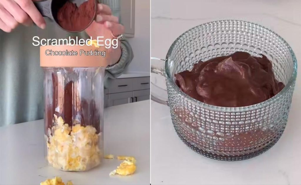 Vlogger Uses Scrambled Eggs To Make Chocolate Pudding, Internet Divided