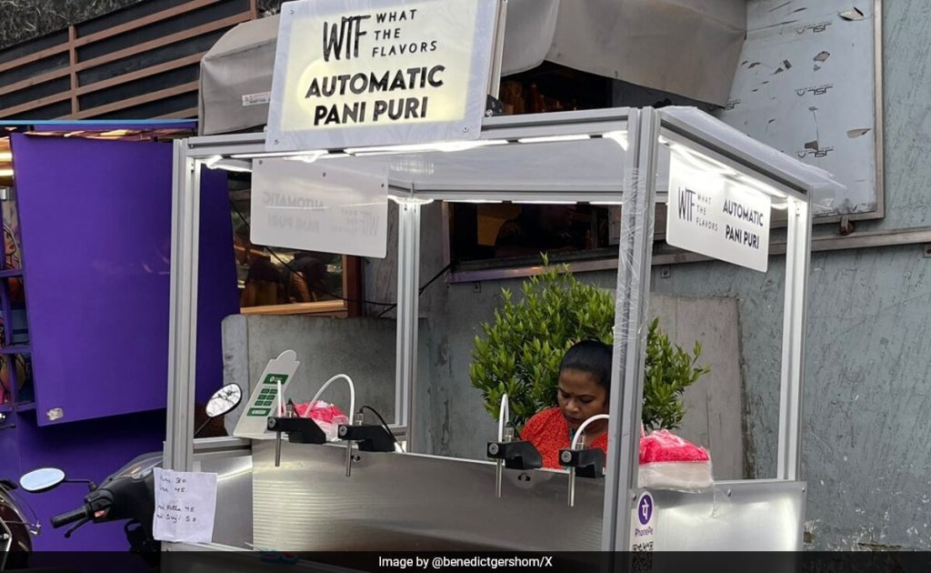 Automatic Pani Puri Kiosk In Bengaluru Goes Viral, Internet Reacts