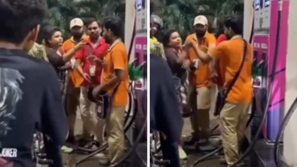 Watch: Woman Slaps, Argues With Petrol Pump Worker. Internet Is Upset