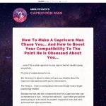 Capricorn Man Secrets by Relationship Astrologer Anna Kovach