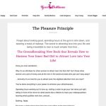 The Pleasure Principle – How to unlock the power of pleasure and transform your life by Amy Waterman.
