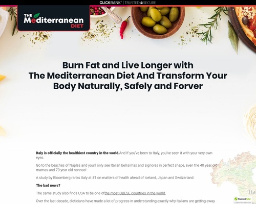 The Mediterranean Diet – Diamond Evergreen Digital Diet Offer