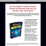 Miracle Mastery – Extreme, *Physical* Psychic Abilities