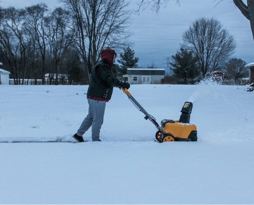 I tested DeWalt’s electric snow blower over the weekend – it put my gas model in the dirt