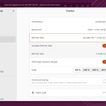 GNOME 50 Is No Longer Treating Variable Rate Refresh “VRR” As Experimental