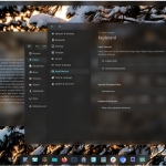 COSMIC Desktop ‘Frosted Glass’ UI Effect Previewed