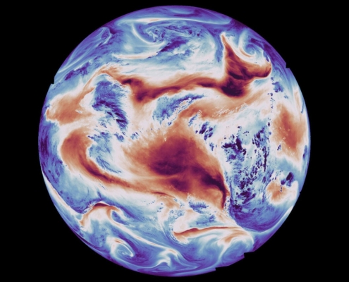 Next-Generation Weather Satellite Captures Earth’s Atmospheric Chaos in Striking Detail