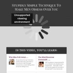 The Devotion System – Make Men Obsess Over You