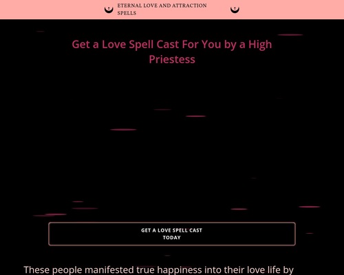 Get Your Eternal Love Spell Cast