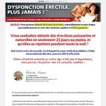 Dysfonction Erectile Plus Jamais. ED Treatment French Version.