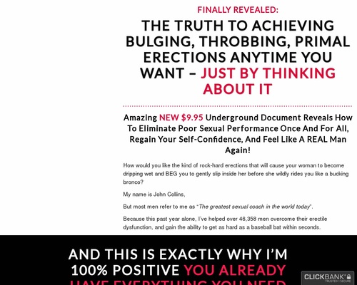 The ED Bible – Naturally Put An End To Erectile Dysfunction For Less Than 